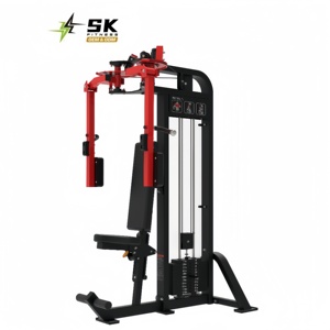 SK Gym-Specific Steel Rear Delt Pec Fly Trainer : Entraîneur Spécialisé en Acier pour Deltédaux Postérieurs et Pectoraux, Renforce la Force <span class=keywords><strong>de</strong></span> la Poitrine et des Épaules, Façonne Rapidement, Capacité Maximale 120KG - Product Image 1