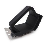 Brosse de nettoyage pour barbecue Uncle MOK, poils en acier les plus sûrs, grattoir, 3 en 1, tampon à récurer multifonctionnel, résistant à la chaleur, pour l'extérieur