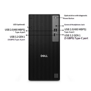 Nueva PC de Torre Dell QCT1250, Core I7-14700, 16GB DDR5, 512GB SSD+2T HDD, RX550 8G, para Negocios, Oficina y Aprendizaje, Alto Rendimiento - Product Image 5