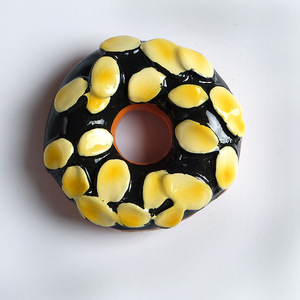 Pegatina de succión magnética decorativa para refrigerador de hamburguesa de pan de Donut de dibujos animados lindo creativo - Product Image 2