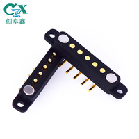 Conector de Carga Magnético CZX Pogo de 5 Pines, Conector Magnético Pogo Pin de 5p