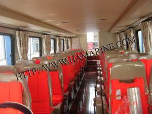 เรือโดยสารท่องเที่ยวความเร็วสูง HA1500 ทำจากไฟเบอร์กลาส รองรับผู้โดยสาร 42 คน สำหรับการขนส่งนักท่องเที่ยวในพื้นที่ชายฝั่ง - Product Image 4