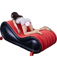 Livraison directe pour salon : Meubles sexuels en PVC, lit coussin d'air, chaise BDSM sexy pour couples, chaise longue gonflable, canapé Tantra