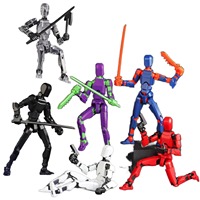 Nouvelles Idées Robot Jouet Nova T13 Imprimé en 3D, Figurine d'Action Articulée et Mobile, Figurine en Silicone Durable, Fabrication Plastique