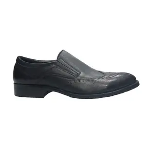 New Style Loafers Soft Sole Schwarz Casual Pointed Toe Echte Lederschuhe Soft Men Loafers Dress Schuhe