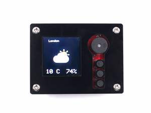 Kit de montre intelligente DIY ESP32 Makerfabs avec prévisions météorologiques et composants pour les débutants apprenant la soudure C449 - Product Image 4