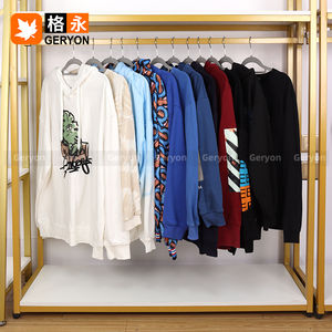 Felpe con Cappuccio Vintage Geryon per Uomo, Qualità Premium, Colori <span class=keywords><strong>e</strong></span> Taglie Assortiti, Stock di Felpe Leggere Usate in Stock - Product Image 4