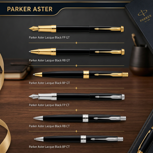 ชุดปากกา Parker IM สีดำขาว ด้ามโลหะ เขียนลื่น ทนทาน ใช้งานได้นาน รับสกรีนโลโก้ ของขวัญส่งเสริมการขายสำหรับสำนักงาน - Product Image 2
