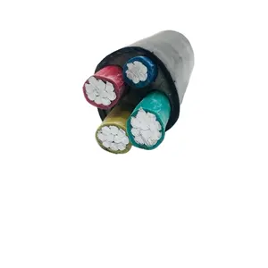 Standard YJLV 3*50+1 aluminum conductor 3+1 core XLPE insulated PVC sgeated power cable sizes