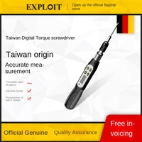 EXPLOIT Tournevis testeur de tension numérique industriel de qualité supérieure, à tête Phillips chromée, avec voyant lumineux, outil de mesure de couple haute précision (OEM)