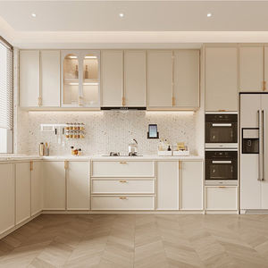 Nouvelles armoires de <span class=keywords><strong>cuisine</strong></span> en bois massif et contreplaqué, design couleur personnalisé, armoires de <span class=keywords><strong>cuisine</strong></span> contemporaines en bois - Product Image 2