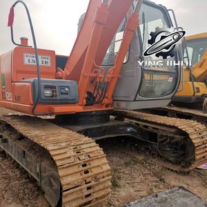Excavatrice d'occasion Hitachi EX120, marque japonaise d'origine, 12 tonnes, sur chenilles en caoutchouc, taille moyenne, modèle 2022, godet de 0,6 m, moteur Yanmar - Product Image 4