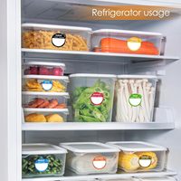 Voedseletiketten Monday Tot En Met Sunday Verwijderbare Wekelijkse Zelfklevende Dadelpuntstickers Voor Restaurant Keukencontainers Dispenser