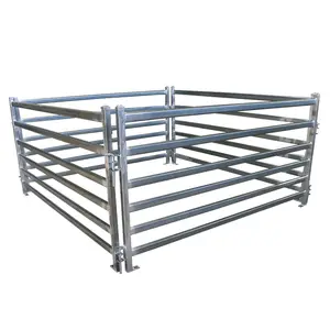 wholesale portable corral panels to be used for horse sheep goat temporary stalls horse corral panels
