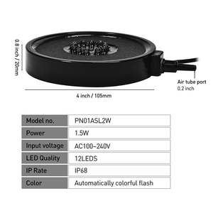 Lampe Submersible Marine <span class=keywords><strong>d</strong></span>'<span class=keywords><strong>eau</strong></span> <span class=keywords><strong>douce</strong></span> IP68 étanche poisson spectre complet WRGB LED poissons vivants implantés récif lumières <span class=keywords><strong>d</strong></span>'aquarium - Product Image 3