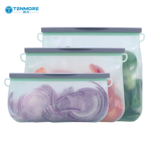 Sacs de conservation alimentaire <span class=keywords><strong>en</strong></span> silicone réutilisables, étanches et hermétiques, 3 tailles - Product Image 1