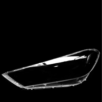 Tucson 2015 2016 2017 couvercle de avant de voiture coque de phare abat-jour en plexiglas capuchons d'abat-jour transparents