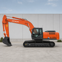 Excavatrice sur chenilles Hitachi ZAXIS 350H, haute performance, pour travaux miniers et de construction, avec système hydraulique HIOS III