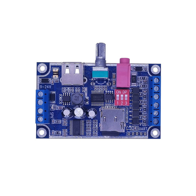 Taidacent 24V Programmable Sound Module for Toy TF SD Card Audio Player Board Flash Storage WAV MP3 Voice Module 12V