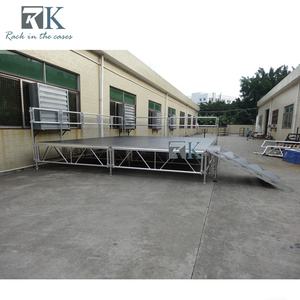 Plate-forme de scène en aluminium pour événements à hauteur réglable - Product Image 1