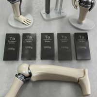 Cube de métal de tantale Ta1 de haute pureté UNS R05200 10-100 mm, bloc de référence de densité solide pour l'industrie électronique semi-conductrice