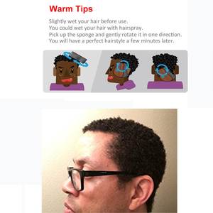 Éponge à Cheveux Magique pour Barbier, Brosse à Torsades et Boucles, Éponge pour Dreads, Coils <span class=keywords><strong>Afro</strong></span>, Outil d'Entretien, Bonne Qualité et Prix d'Usine Bas - Product Image 5