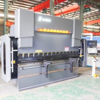 Presse plieuse hydraulique CNC HARSLE, prix d'usine, 100T, 125T, 170T, 3200 mm, machine de pliage de l'acier, fabrication chinoise
