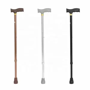 Manufacturer's direct sales of height adjustable aluminum alloy walking stick for elderly and disabled adults