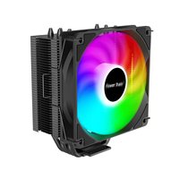Kipas Pendingin CPU RGB 120mm Grosir, Pendingin Udara 5 Heat Pipe, Pendingin Prosesor Intel LGA2011 1200 1700 115X AM4, Heatsink
