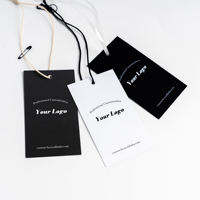 Étiquettes de Marque Personnalisées de Luxe avec Logo Imprimé, Étiquettes de Bagage, Étiquettes Suspendues pour Vêtements, Œillet Métallique et Cordon pour Vêtements et Chaussures