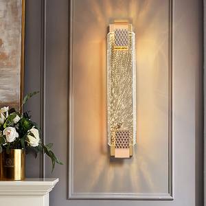 High-End LED <b>Touch</b> Control Bubble Crystal Wall <b>Lamp</b> <b>for</b> Living Room TV Background <b>Bedroom</b> Bedside Staircase & Hallway Decoration - Product Image 1