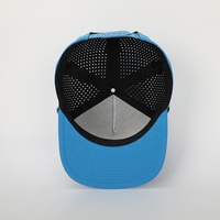 BSCI Logo personnalisé 5 panneaux à bord plat Snap Back Laser Cut Hole Hat, Perforé Imperméable Sport Gorras,Hip Hop Rope Snapback Caps