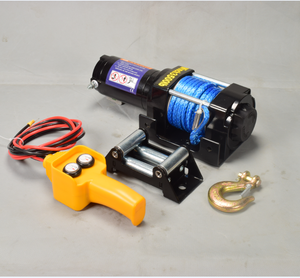 電気ウインチ<span class=keywords><strong>12V</strong></span>/24合成ロープワイヤーロープケーブルリモコン付き - Product Image 3