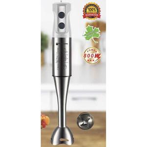 Batidora de Mano Profesional Hoffmans de 800W con Carcasa Completamente de Acero Inoxidable y Interruptor de 2 Velocidades para Procesamiento de Alimentos de Alta Resistencia - Product Image 6