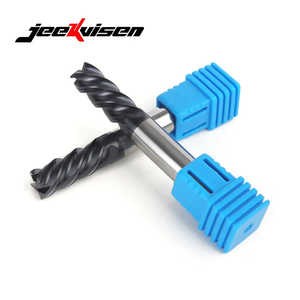 Jeekvisen <b>CNC</b> Machine 4-Slot Decimal Point Flat End Mill 1-3Mm Altin Coated Decimal Milling <b>Cutter</b> 4 Flutes for Stainless Steel - Product Image 3