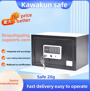 Mini Digital Wall-Mounted Steel Safe Deposit <b>Box</b> for Home & Hotel Secure Money Cash & Jewelry Locker - Product Image 2