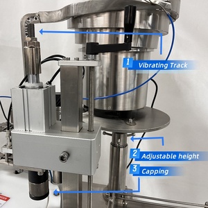 Máquina de llenado y tapado de polvo de vial de bomba de rotor automática de escritorio para botellas pequeñas de 5ml 7ml 10ml - Product Image 4