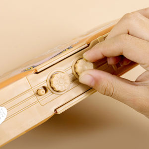 Öğrenciler için çok fonksiyonlu Kapibala şifre-kilit kalem kutusu erkek kızlar için plastik Metal malzemeler ile çift taraflı tasarım - Product Image 5