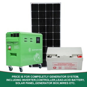 Station d'alimentation solaire portable 300W 500W 800W 1000W 2000W 3000W 5000W Système solaire hors réseau 1kW 2kW 3kW 5kW Générateur domestique - Product Image 1