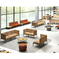 Canapé d'attente public moderne en option, bancs d'intérieur, chaise, mobilier, canapé rond pour hall d'hôtel