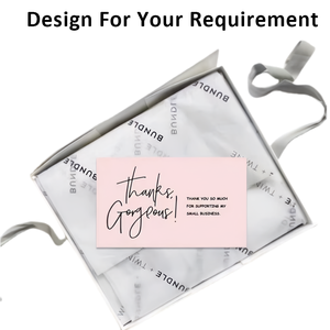 Tarjeta de Agradecimiento de Papel Grueso Personalizada de Lujo con Logotipo en Relieve para Pequeñas Empresas, Tarjeta de Agradecimiento, Tarjeta de Invitación - Product Image 5