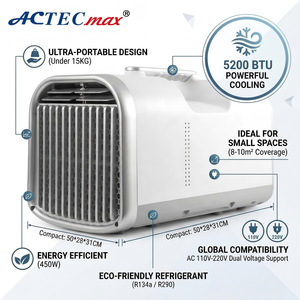 Factory <b>Mini</b> Portable <b>Air</b> <b>Conditioner</b> for Tent AC.699.012 350W 8-10m Cold Room Frozen <b>Air</b> Condition 5200BTU Cooling Capacity - Product Image 1