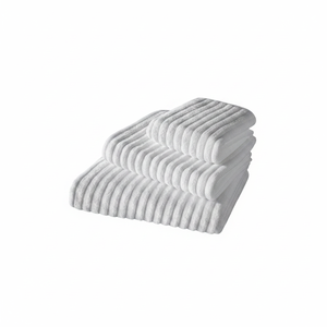Varol Mitis Series Hotel <b>Bath</b> <b>Towel</b> <b>Set</b> 100% Cotton Solid White Large Size 90x150 700gsm for Travel - Product Image 2