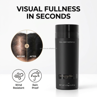 Fibres capillaires densifiantes à la kératine 27,5g sous marque privée, 10 couleurs, poudre correctrice pour cheveux clairsemés pour hommes et femmes, fibres de coton naturelles, OEM