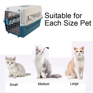 Gros Pet <span class=keywords><strong>Cage</strong></span> Pet Transporteur Aérien Approuvé pour Autre Animal de Compagnie Chat Chien - Product Image 5