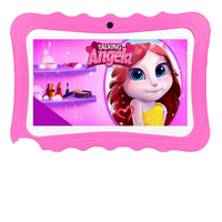 Tablet PC Infantil Económica de 7 Pulgadas con WiFi, MTK Quad Core, Cámara Dual, Protección Ocular, Aplicaciones Educativas Preinstaladas, el Mejor Regalo