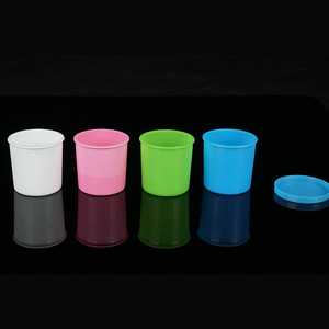Vaso de Medicina Chengbao de Tres Colores con Tapa, Desechable, de Plástico, para Uso Hospitalario, Fácil de Limpiar - Product Image 3