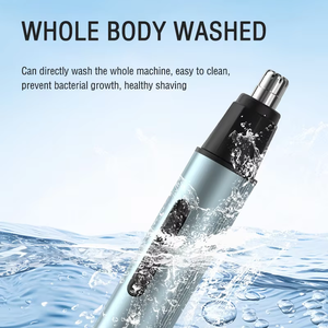Tondeuse à sourcils et poils du visage professionnelle 2 en 1, sans douleur, pour hommes et femmes, rechargeable sans fil, mini-tondeuse électrique USB - Product Image 2