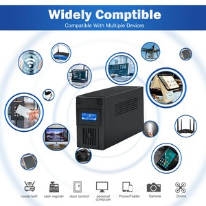 Metalen Hoesjes 450va-3000va Met Lcd-Scherm | Commerciële Back-Up Voor Thuis/Op Kantoor | Bescherming Tegen Overspanningsbeveiliging | Fenice Vermogen - Product Image 2