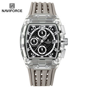 NAVIFORCE 7105 Nouveau Design Montre Tonneau Transparente Homme Quartz Étanche Luxe Sport Extérieur Montre Homme - Product Image 6